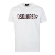 Dsquared2 Cool Fit Logo T-Shirt White, Herr