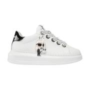 Karl Lagerfeld Vit Sneaker Kapri Kl62576N White, Dam