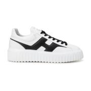 Hogan Stripes Vita Sneakers Logo Patch White, Herr