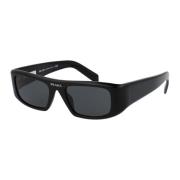 Prada Stiliga solglasögon med 0PR 20Ws Black, Dam
