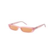 The Attico Thea Solglasögon - Stilfull Eyewear Kollektion Pink, Dam