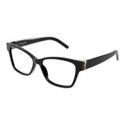 Saint Laurent Mode Glasögonbågar för Kvinnor Black, Unisex