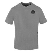 Plein Sport Kortärmad Rund Hals Bomull T-shirt Gray, Herr