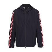 Moncler Blå Logo Patch Jacka Blue, Herr