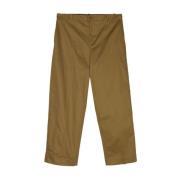 Maison Kitsuné Avslappnade Chinos Byxor Green, Herr