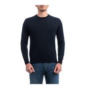 Altea Herr Crew Neck Sweater Blue, Herr