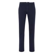 Jacob Cohën Marinblå Slim Fit Chinos Blue, Herr