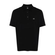 C.p. Company Casual Jersey Polo Skjorta Blue, Herr