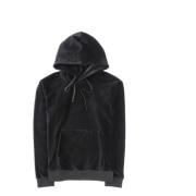 Giorgio Brato Svart Corduroy Hoodie Black, Herr