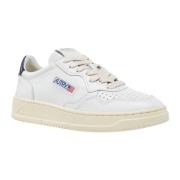 Autry Vintage Stil Låg Topp Läder Sneakers White, Dam