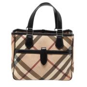 Burberry Vintage Pre-owned Laeder totevskor Multicolor, Dam