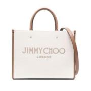 Jimmy Choo Avenue Toteväska Beige, Dam