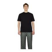 John Richmond Slim Fit Rund Hals T-shirt Black, Herr