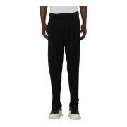 John Richmond Slim Fit Byxor med Dragkedja och Knappstängning Black, H...