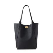 Mulberry North South Bayswater Tote, Svart Black, Dam