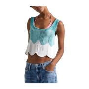 Pepe Jeans Chic Galea Top Blue, Dam