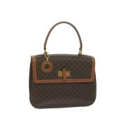 Celine Vintage Pre-owned Laeder handvskor Brown, Dam