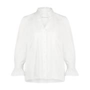 Jane Lushka Elegant Olivia Blus | Vit White, Dam