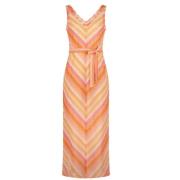 Freebird Zigzag Maxi Klänning Multicolor, Dam