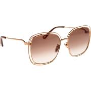 Chloé Gradient Lens Sunglasses Pink, Dam