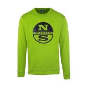 North Sails Herr Rund Hals Sweatshirt Bomull Polyester Green, Herr