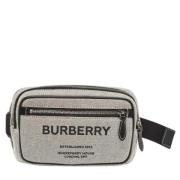 Burberry Vintage Pre-owned Canvas crossbodyvskor Gray, Herr