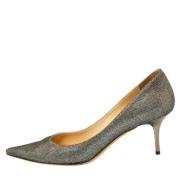 Jimmy Choo Pre-owned Pre-owned Mesh klackskor Gray, Dam