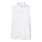 Sacai Vita T-shirts & Polos för kvinnor White, Dam