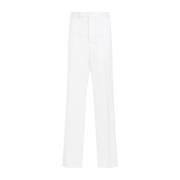 Thom Browne Straight Leg Chino Byxor White, Herr