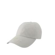 Burberry Vit Applique Cap - Syntetiskt Material White, Unisex