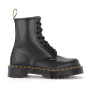 Dr. Martens Svarta Läder Ankelstövlar 8-Hål Black, Dam