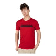 Guess Klassisk Rund Hals T-shirt Red, Herr