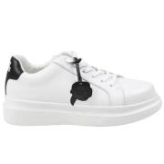 Karl Lagerfeld Vita Läder High-End Sneakers White, Dam