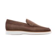 Magnanni Taupe Mocka Slip-On Herrskor Brown, Herr