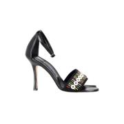 Manolo Blahnik Pre-owned Pre-owned Laeder klackskor Black, Dam