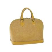 Louis Vuitton Vintage Pre-owned Laeder handvskor Yellow, Dam