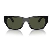 Ray-Ban Tidlös Stil Solglasögon Carlos Rb0947S Black, Herr