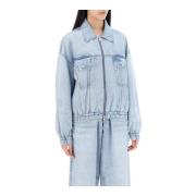 Alexander Wang Denim Jackets Blue, Dam