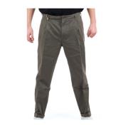 40Weft Gröna Chino Byxor Green, Herr