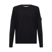 Stone Island Tröja med logotyp Black, Herr