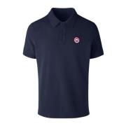 Canada Goose Klassisk Beckley Navy Blue Polo Blue, Herr