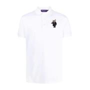 Ralph Lauren Vit Casual Polo Skjorta Män White, Herr