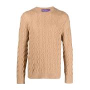 Ralph Lauren Brun Långärmad Hoodie Casual Sweater Brown, Herr