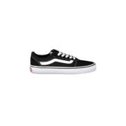 Vans Logo Detaljerad Sports Sneaker Black, Dam