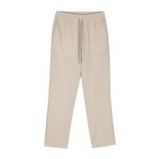 Drole de Monsieur Beige Twill Weave Dragsko Byxor Beige, Herr