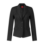 Hugo Boss Skräddad Blazer Aredana med Ull Black, Dam