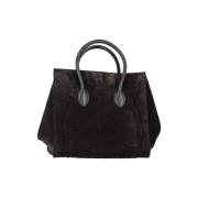 Celine Vintage Pre-owned Laeder handvskor Black, Dam