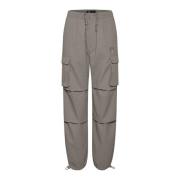 Lounge Nine Cargo-inspirerade Baggy Byxor Pewter Gray, Dam