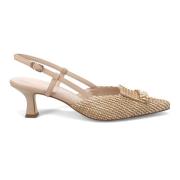 Tosca Blu Elegant Beige Klack Slingback Beige, Dam