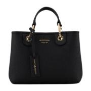 Emporio Armani Liten MyEA Shopper Väska Black, Dam